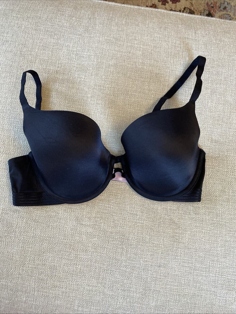 Savage X Womens Bra 36C Black Underwire Padded Adjustable Straps